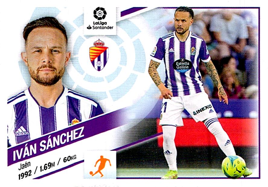 Cromo Liga Este 2022/2023 IVAN SANCHEZ R. VALLADOLID CF Nº14