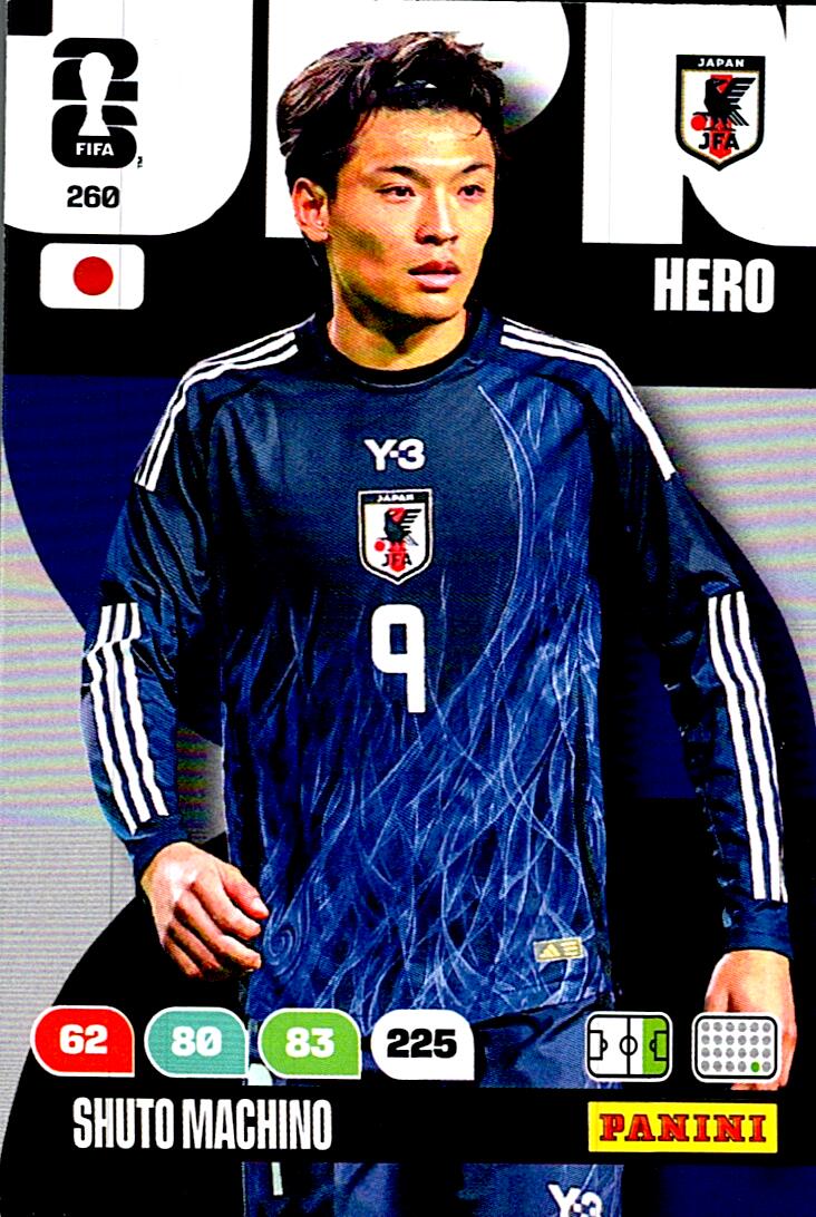 ADRENALYN WORLD CUP 2026 SHUTO MACHINO JAPAN Nº260