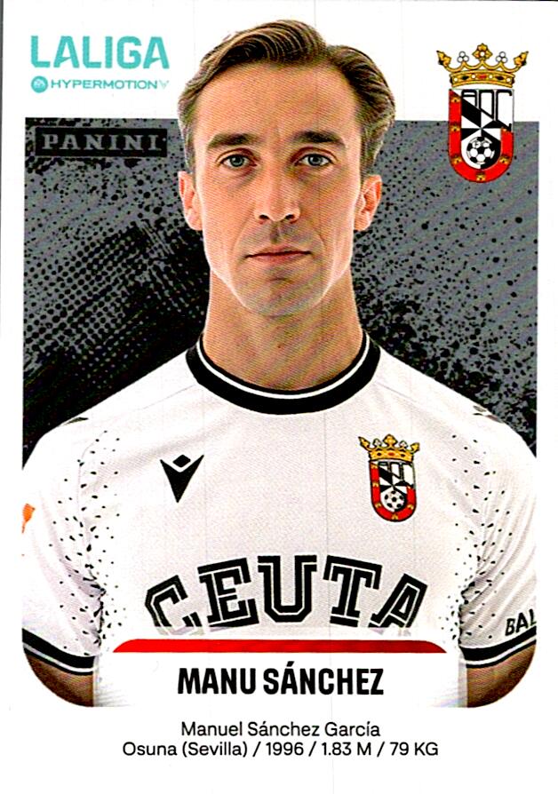 LALIGA HYPERMOTION 2025-26 MANU SANCHEZ CEUTA Nº120