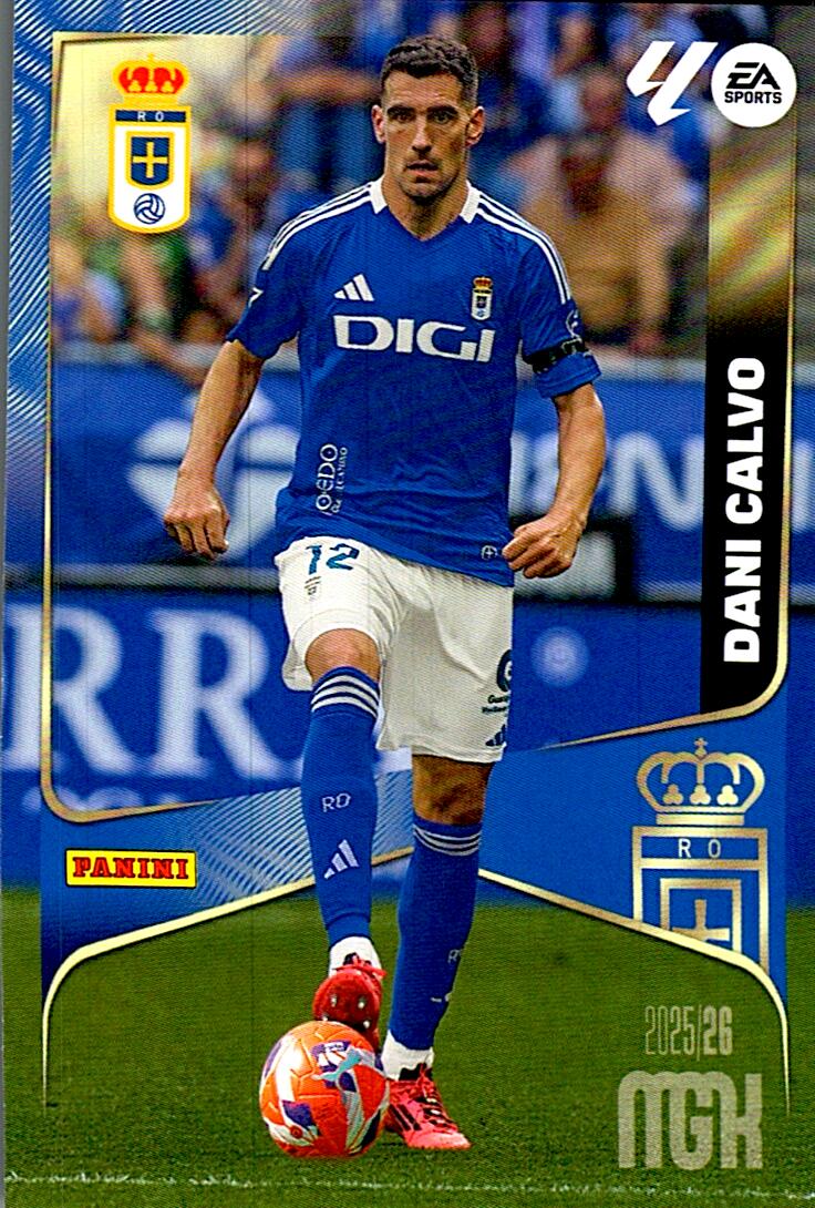 MEGACRACKS 2025/2026 DANI CALVO REAL OVIEDO Nº275