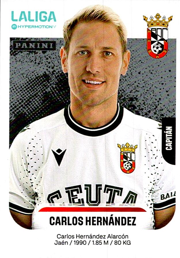 LALIGA HYPERMOTION 2025-26 CARLOS HERNANDEZ CEUTA Nº121