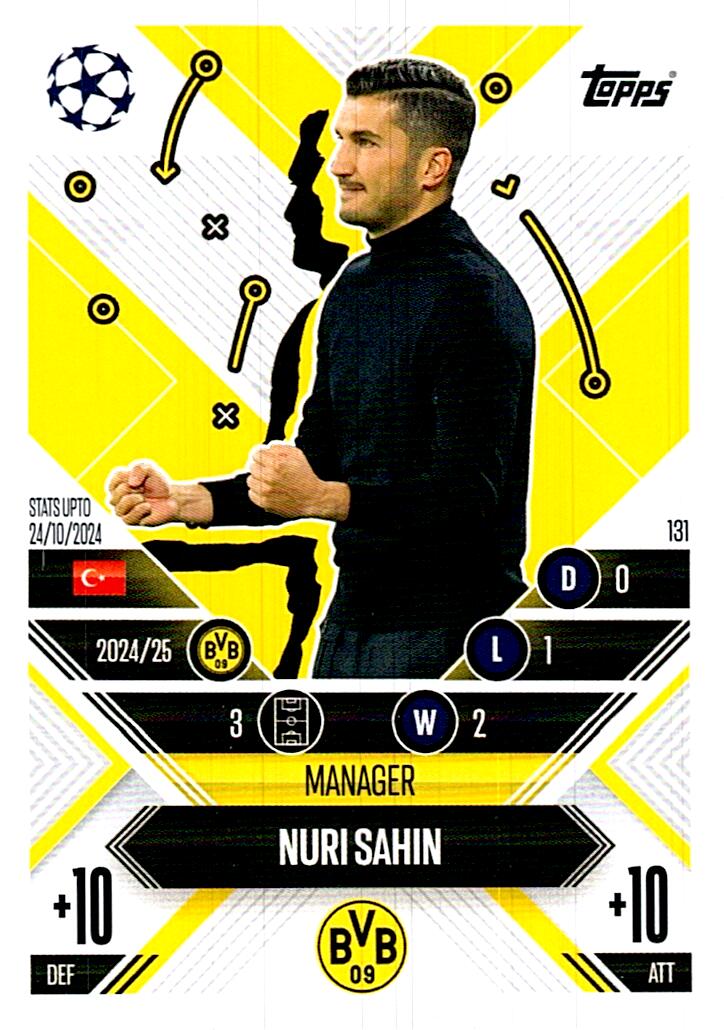 Match Attax Extra 2025 Nuri Sahin nº131