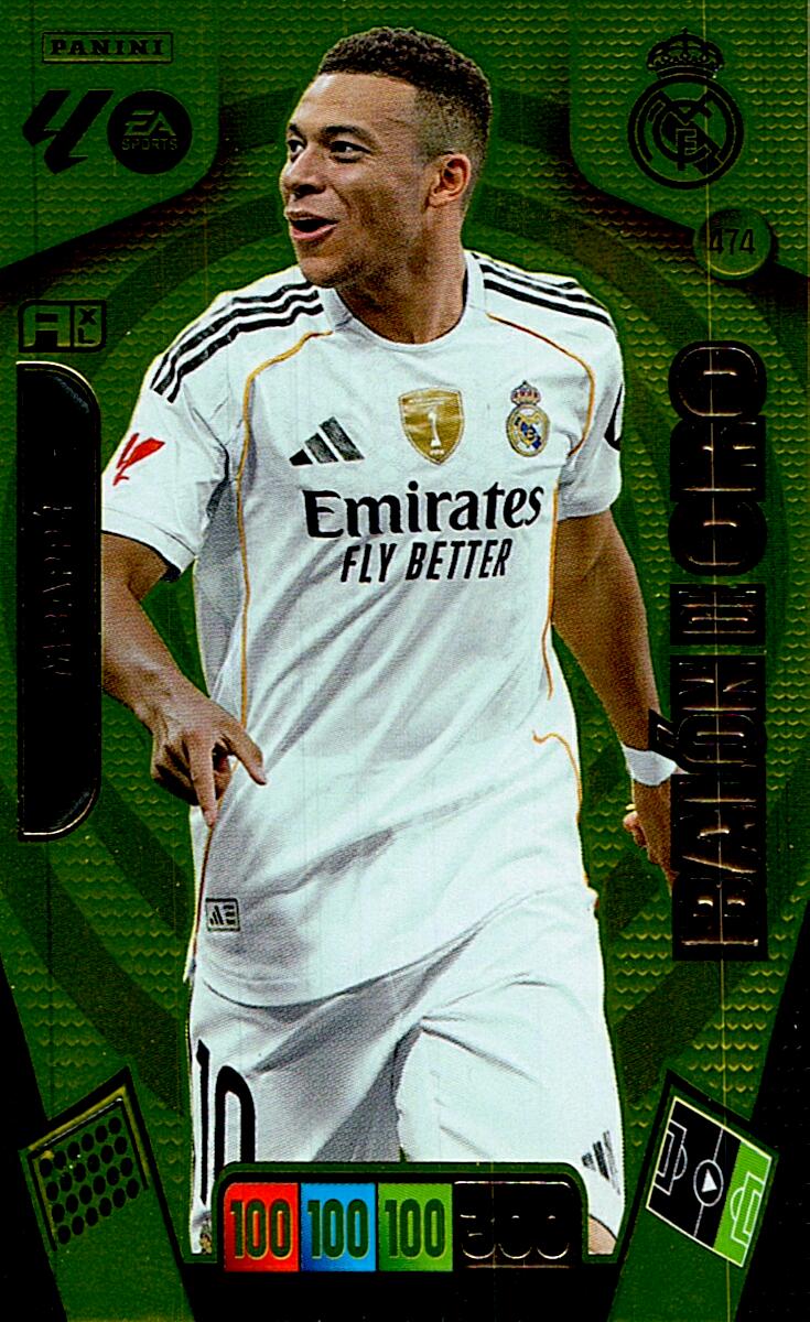 ADRENALYN LA LIGA 2025/2026 MBAPPE BALON DE ORO Nº474