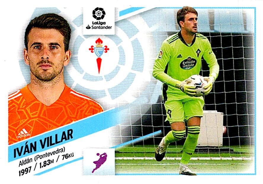 Cromo Liga Este 2022/2023 IVAN VILLAR RC CELTA CF Nº4 TERCERA EDICION