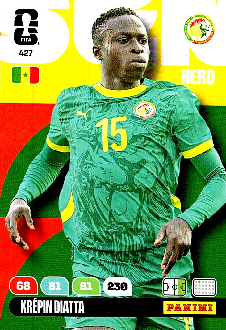 ADRENALYN WORLD CUP 2026 KREPIN DIATTA SENEGAL Nº427