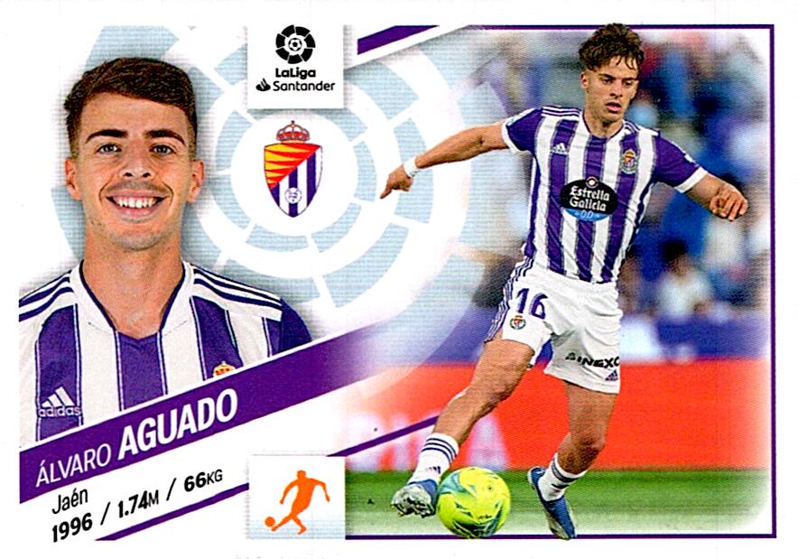 Cromo Liga Este 2022/2023 AGUADO R. VALLADOLID CF Nº15