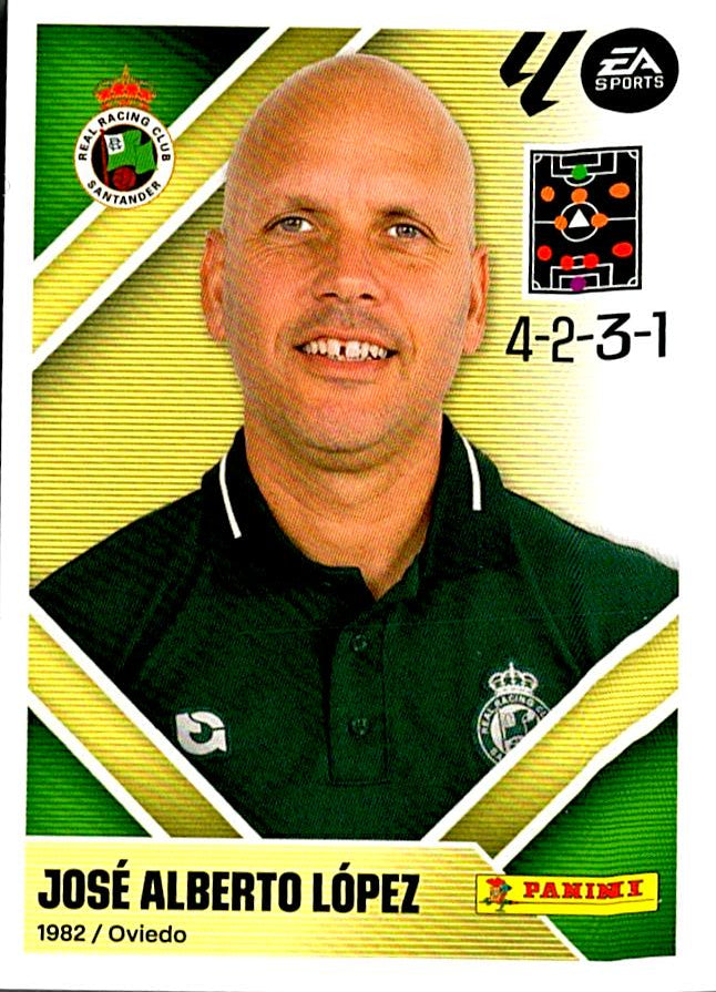 LIGA ESTE 2026/2027  REAL RACING CLUB ENTRENADOR JOSÉ ALBERTO LÓPEZ Nº2