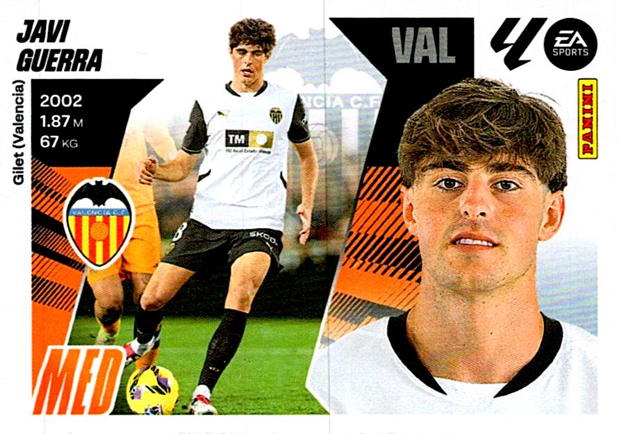 LIGA ESTE 2025/2026 VALENCIA CF JAVI GUERRA Nº15