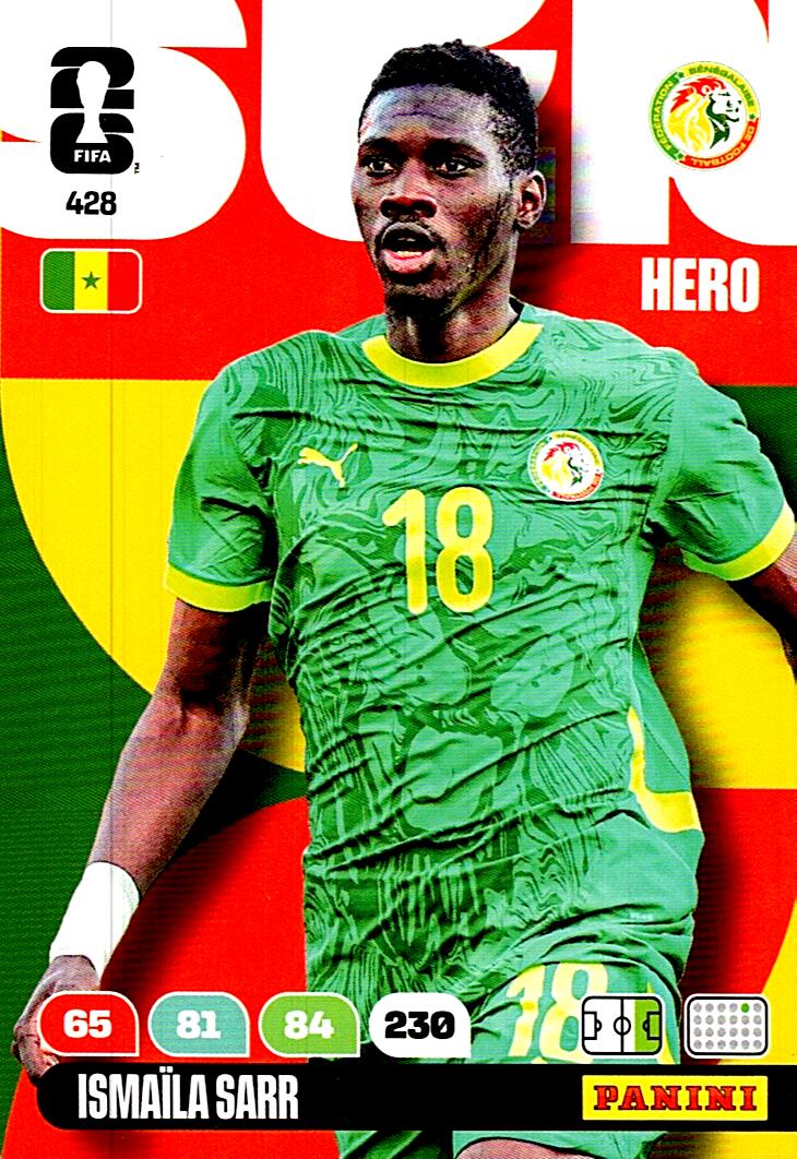 ADRENALYN WORLD CUP 2026 ISMAÏLA SARR SENEGAL Nº428