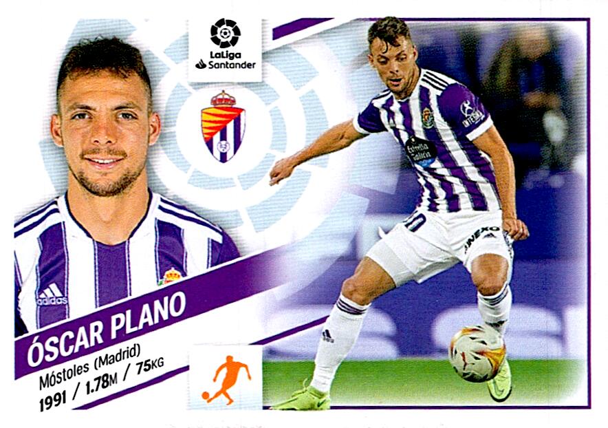 Cromo Liga Este 2022/2023 OSCAR PLANO R. VALLADOLID CF Nº16