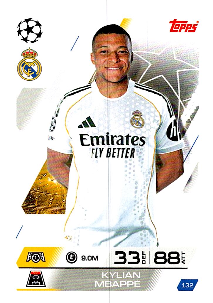MATCH ATTAX CHAMPIONS LEAGUE 2025/2026 KYLIAN MBAPPE Nº132