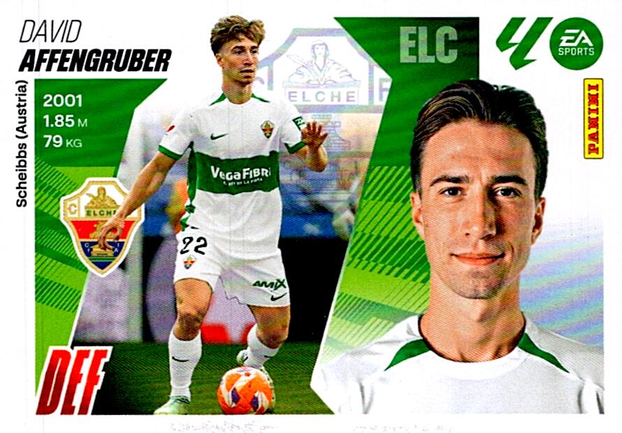 LIGA ESTE 2025/2026 ELCHE FC AFFENGRUBER Nº7