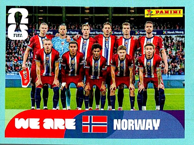 STICKERS FIFA WORLD CUP 2026 ALINEACION NºNOR 13