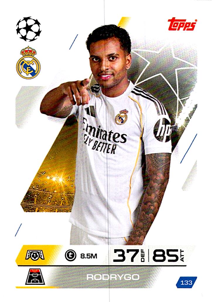 MATCH ATTAX CHAMPIONS LEAGUE 2025/2026 RODRYGO Nº133