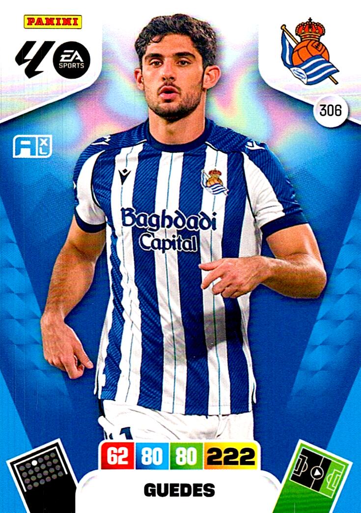 ADRENALYN LA LIGA 2025/2026 GUEDES REAL SOCIEDAD Nº306