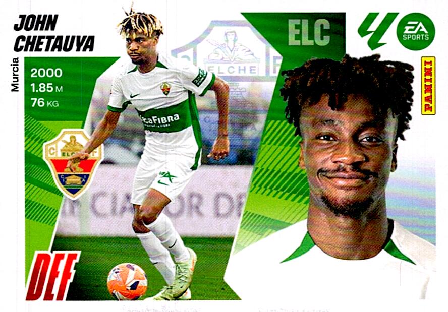 LIGA ESTE 2025/2026 ELCHE FC JOHN CHETAUYA Nº8
