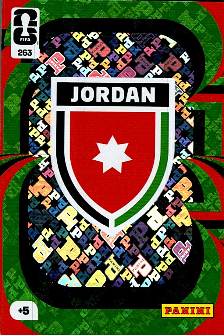 ADRENALYN WORLD CUP 2026 ESCUDO JORDAN Nº263