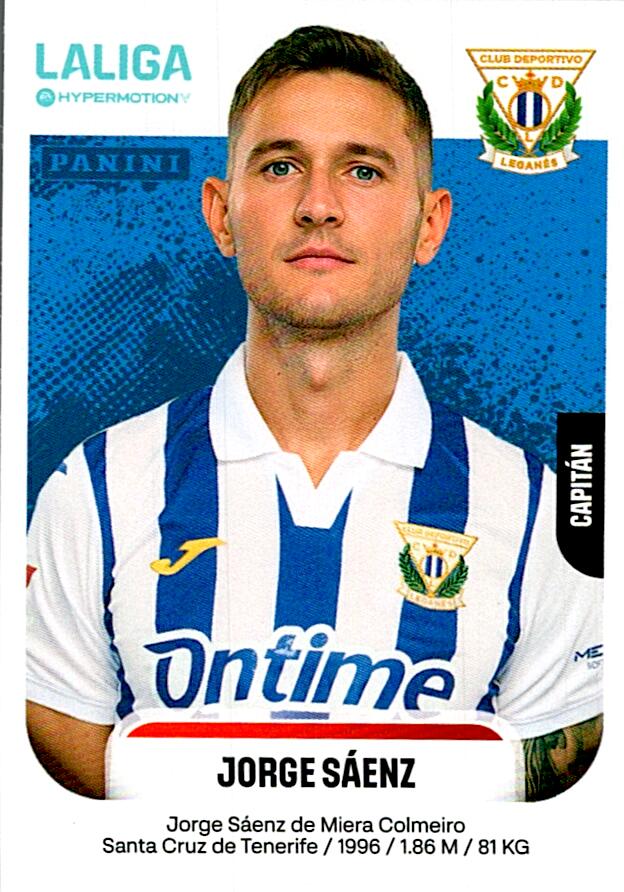 LALIGA HYPERMOTION 2025-26 JORGE SAENZ LEGANES Nº275