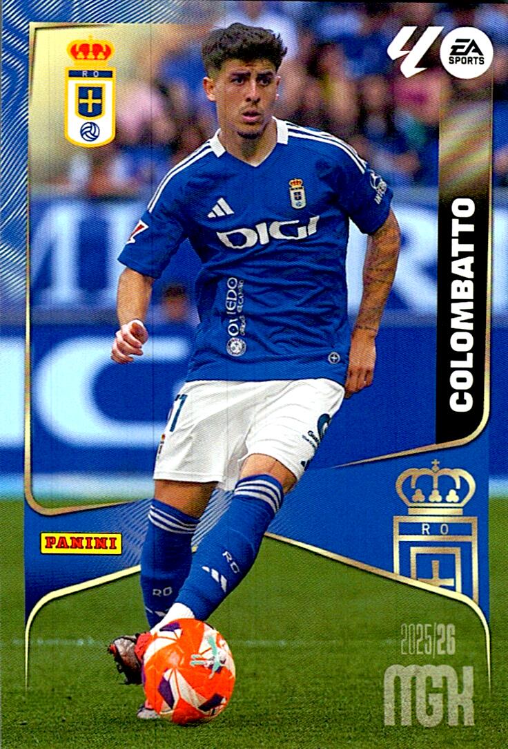 MEGACRACKS 2025/2026 COLOMBATTO REAL OVIEDO Nº279