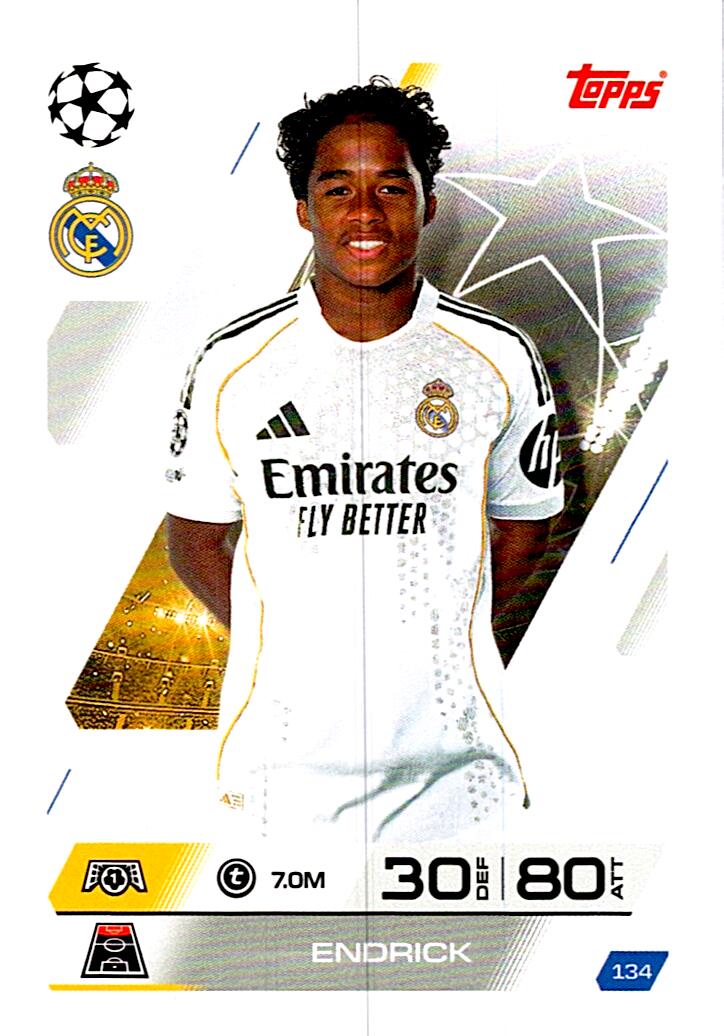 MATCH ATTAX CHAMPIONS LEAGUE 2025/2026 ENDRICK Nº134