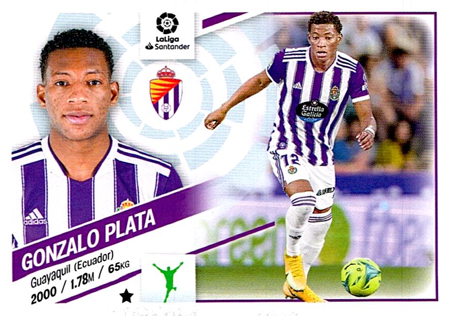 Cromo Liga Este 2022/2023 GONZALO PLATA R. VALLADOLID CF Nº19