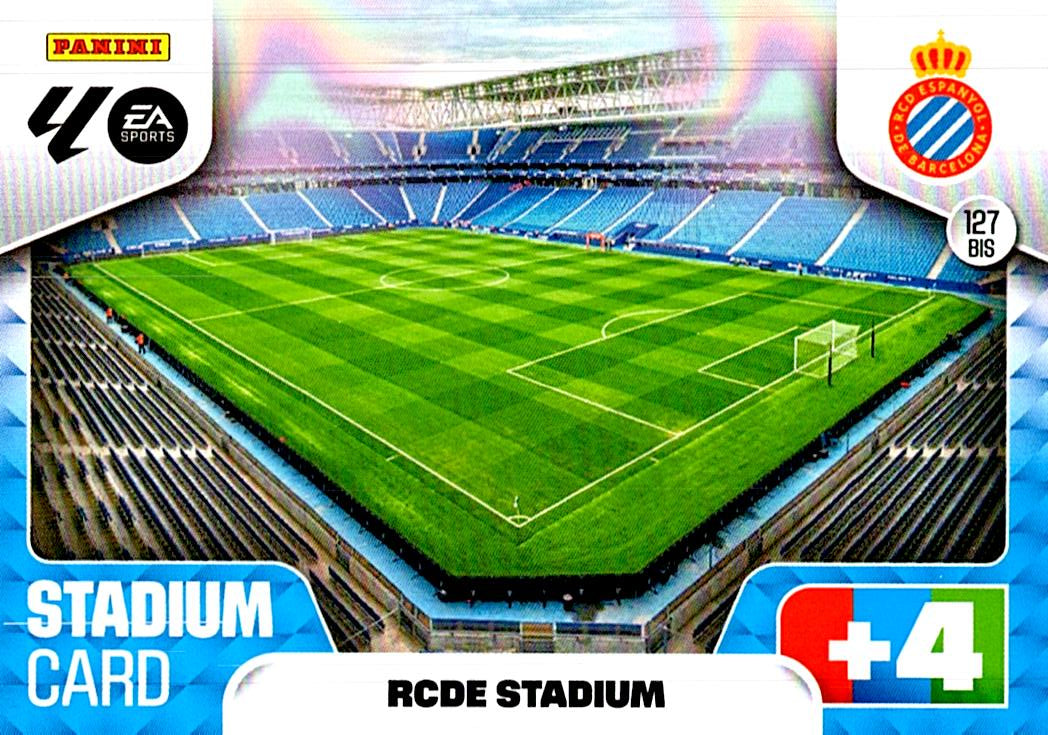 ADRENALYN LA LIGA 2025/2026 RCDE STADIUM RCD ESPANYOL Nº127 BIS