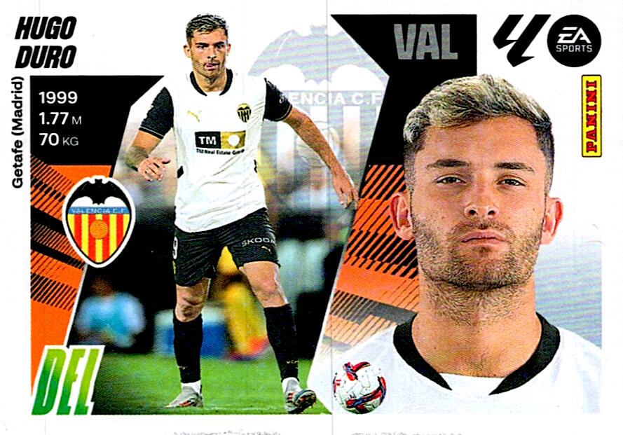 LIGA ESTE 2025/2026 VALENCIA CF HUGO DURO Nº19