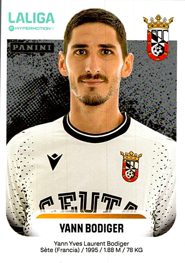 LALIGA HYPERMOTION 2025-26 YANN BODIGER CEUTA Nº124
