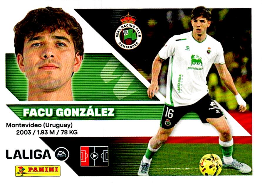 LIGA ESTE 2026/2027  REAL RACING CLUB FACU GONZÁLEZ Nº7