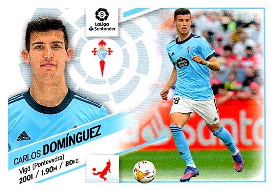 Cromo Liga Este 2022/2023 DOMINGUEZ RC CELTA CF Nº8