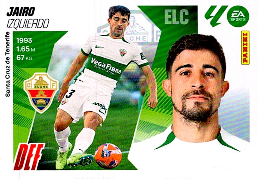 LIGA ESTE 2025/2026 ELCHE FC JAIRO Nº10