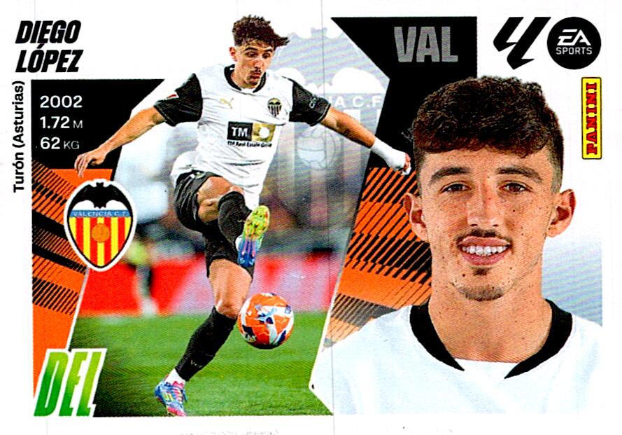 LIGA ESTE 2025/2026 VALENCIA CF DIEGO LOPEZ Nº20