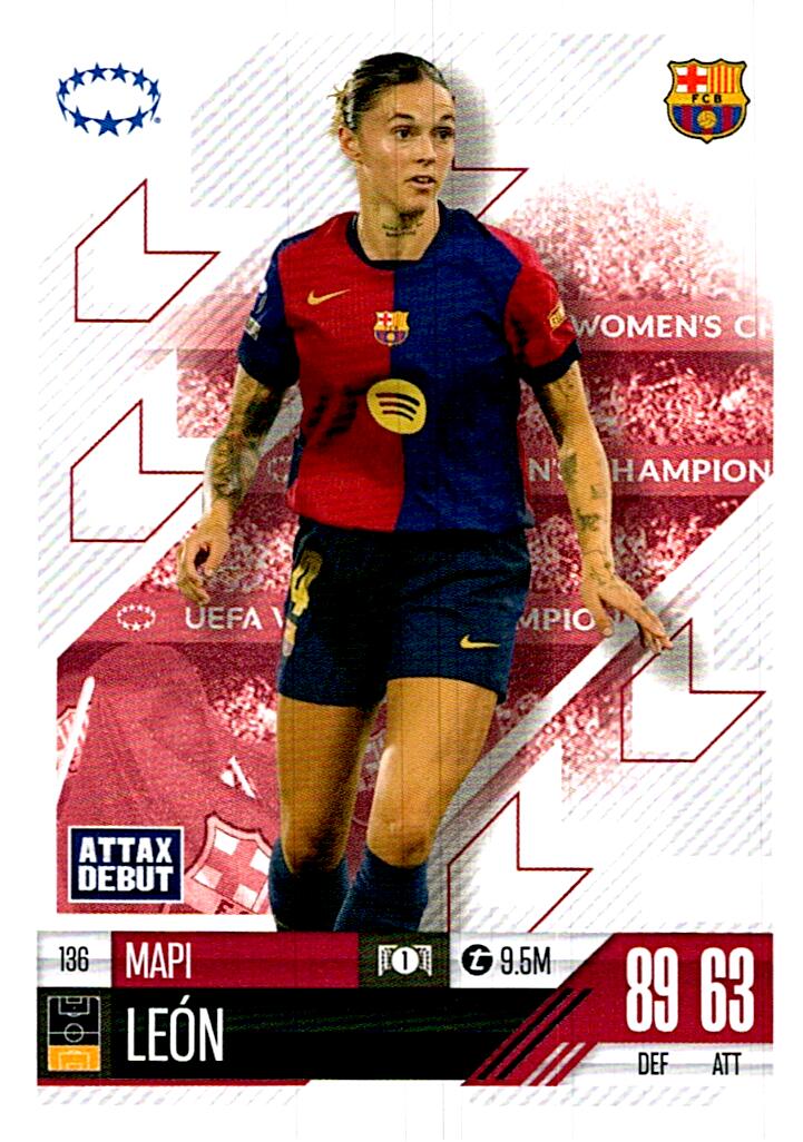 Match Attax Extra 2025 Mapi León nº136