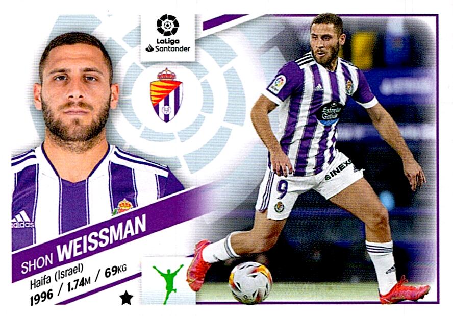 Cromo Liga Este 2022/2023 WEISSMAN R. VALLADOLID CF Nº20