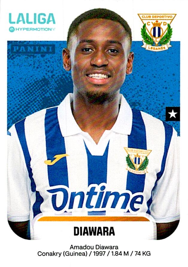 LALIGA HYPERMOTION 2025-26 DIAWARA LEGANES Nº277