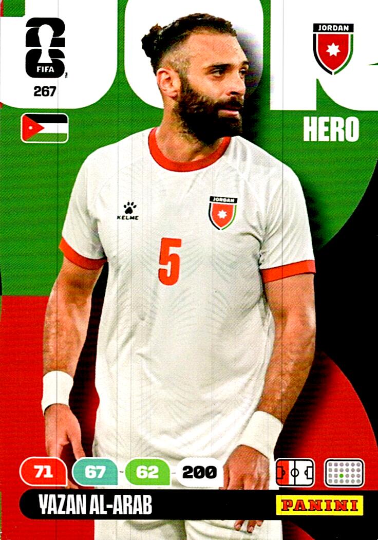 ADRENALYN WORLD CUP 2026 YAZAN AL-ARAB JORDAN Nº267