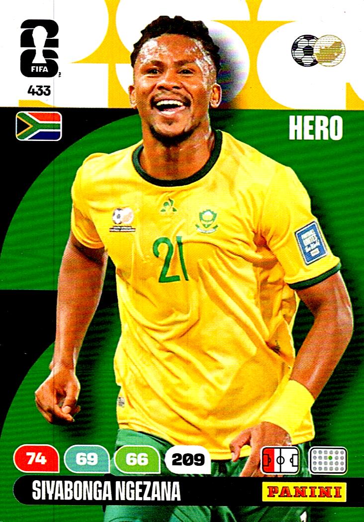 ADRENALYN WORLD CUP 2026 SIYABONGA NGEZANA SOUTH AFRICA Nº433
