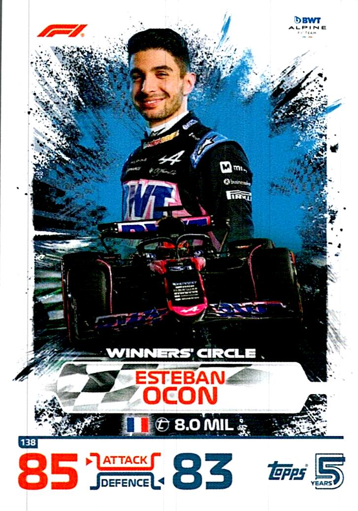 TOPPS TURBO ATTAX 2024 Nº138