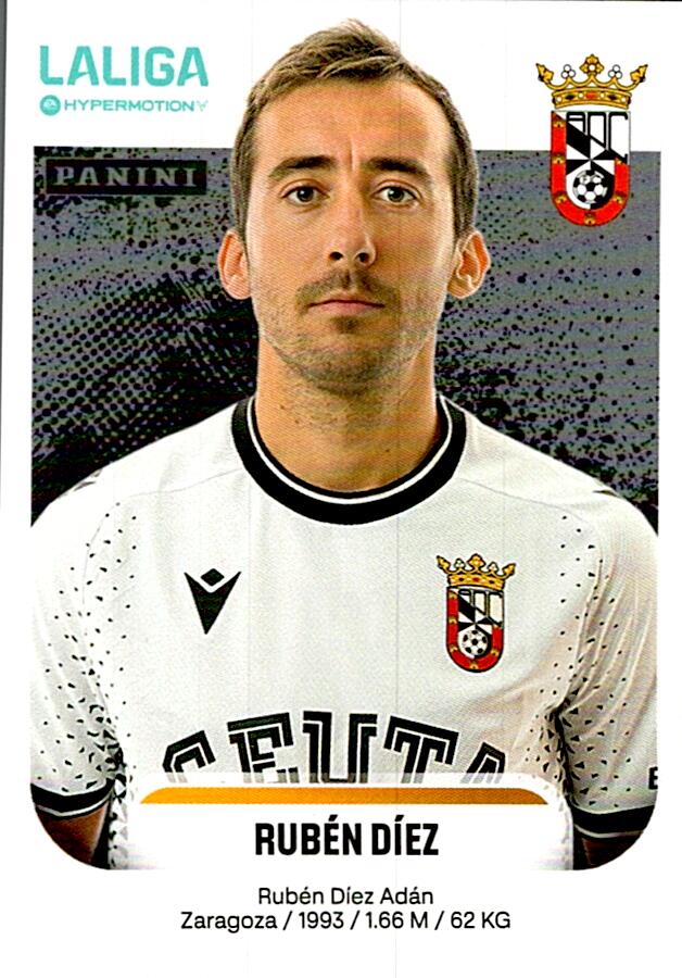 LALIGA HYPERMOTION 2025-26 RUBEN DIEZ CEUTA Nº127