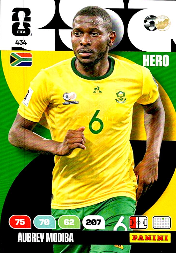 ADRENALYN WORLD CUP 2026 AUBREY MODIBA SOUTH AFRICA Nº434