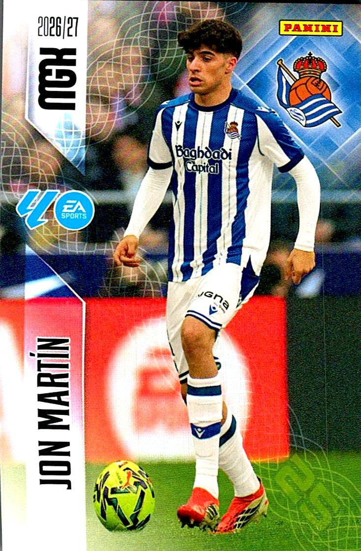 MEGACRACKS 2026/2027 JON MARTÍN REAL SOCIEDAD Nº311