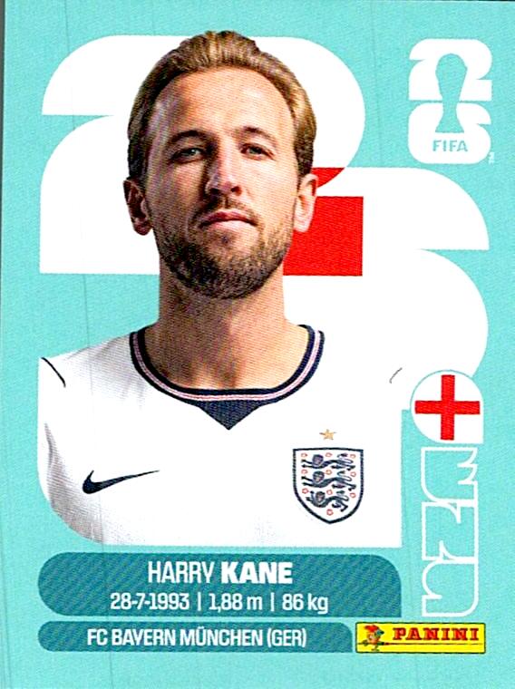 STICKERS FIFA WORLD CUP 2026 HARRY KANE NºENG 18
