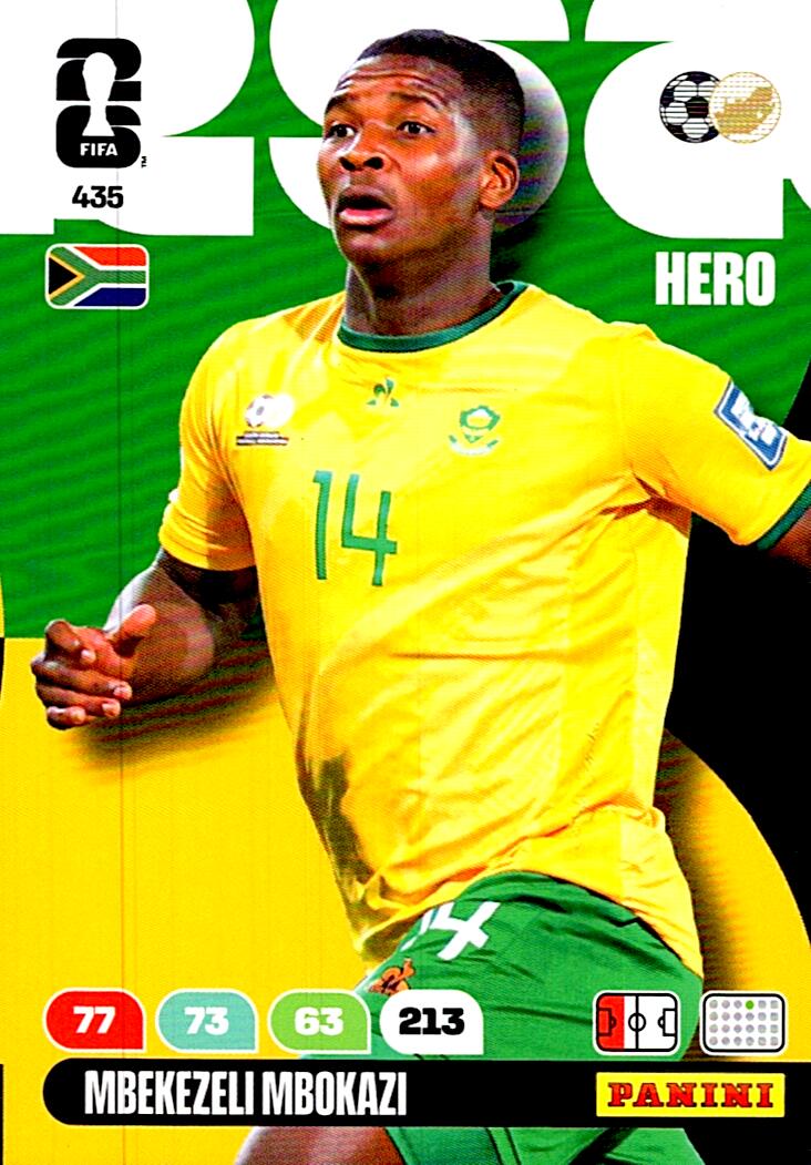 ADRENALYN WORLD CUP 2026 MBEKEZELI MBOKAZI SOUTH AFRICA Nº435