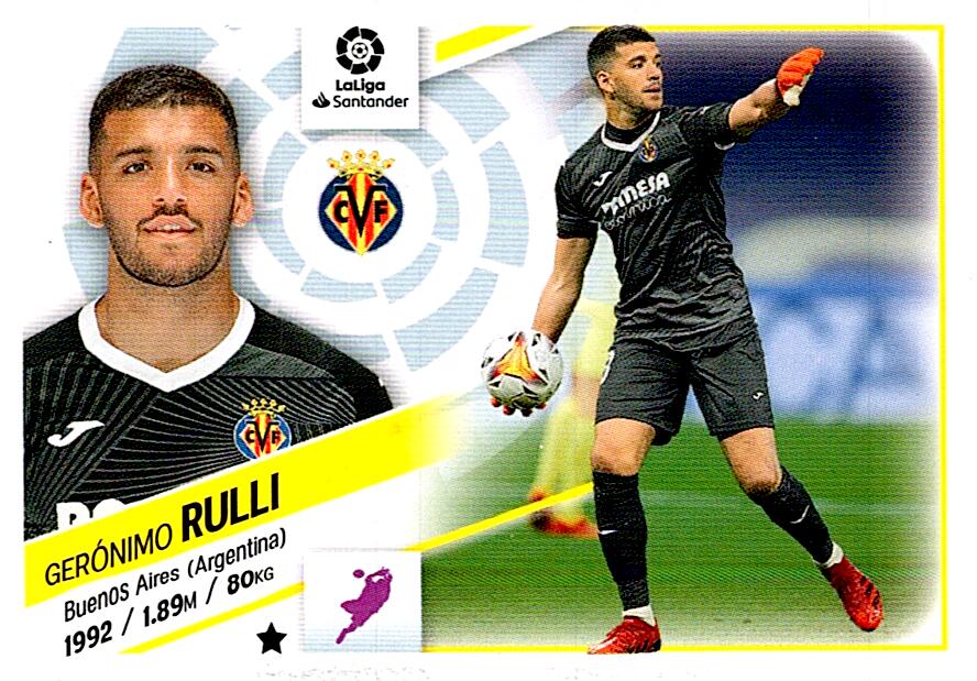 Cromo Liga Este 2022/2023 RULLI VILLARREAL CF Nº3