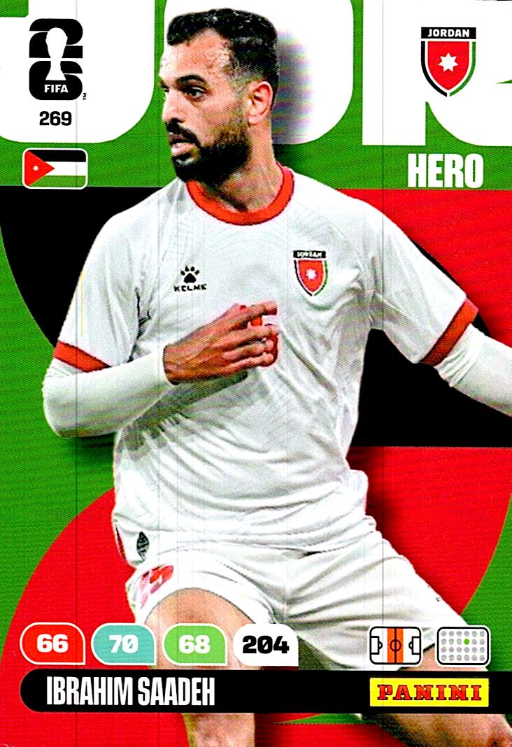 ADRENALYN WORLD CUP 2026 IBRAHIM SAADEH JORDAN Nº269