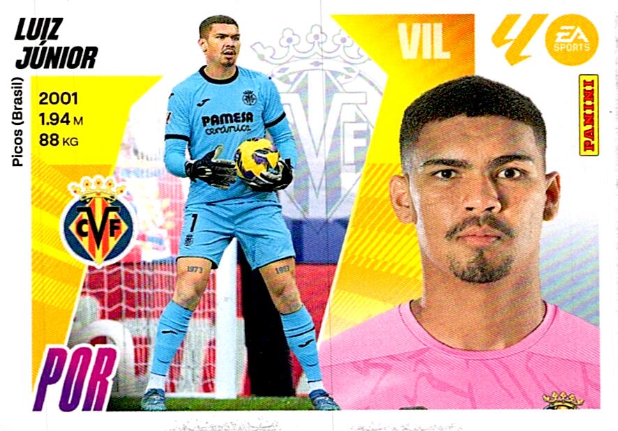 LIGA ESTE 2025/2026 VILLARREAL CF LUIZ JUNIOR Nº3