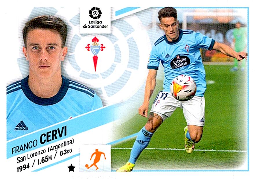 Cromo Liga Este 2022/2023 CERVI RC CELTA CF Nº13
