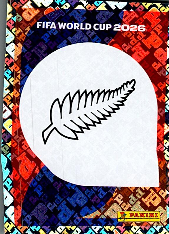 STICKERS FIFA WORLD CUP 2026 ESCUDO NºNZL 1