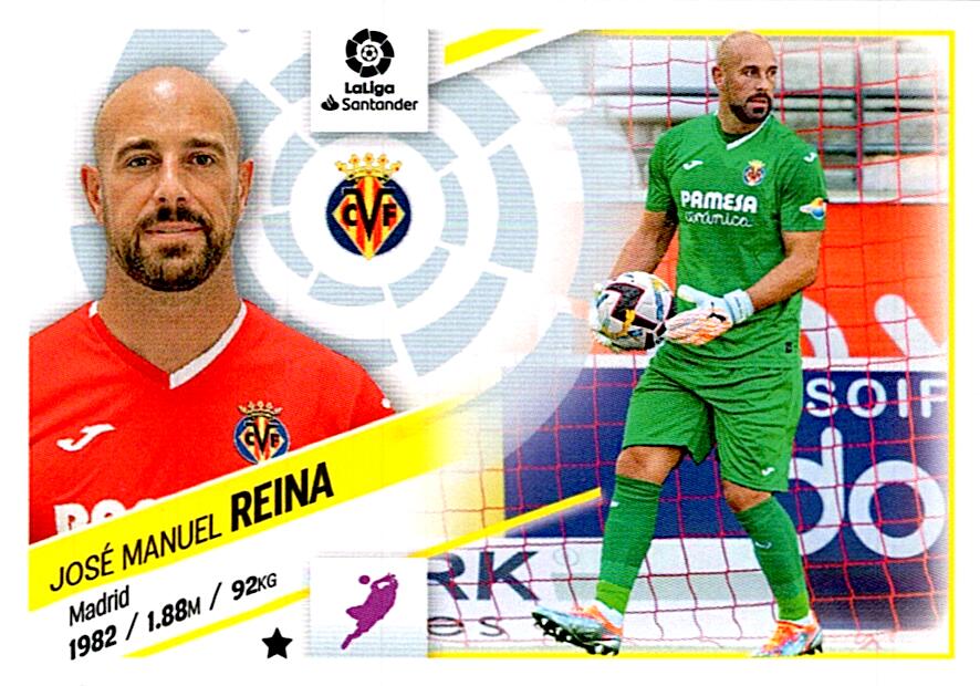 Cromo Liga Este 2022/2023 REINA VILLARREAL CF Nº4 SEGUNDA EDICION