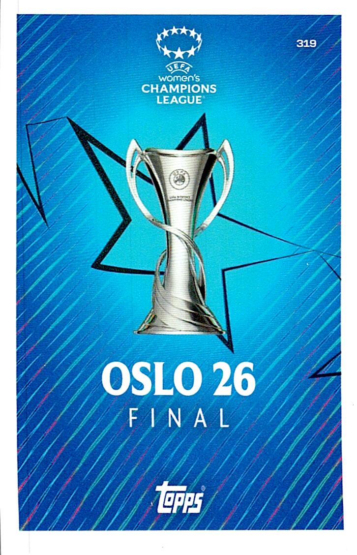 TOPPS MATCH ATTAX EXTRA 2025/26 OSLO FINAL 2016 Nº319